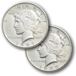 The First and Last Peace Silver Dollars LMP 1