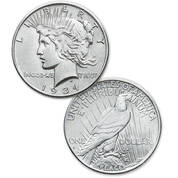 denver mint peace silver dollar mint mark variety set PDV b Coin