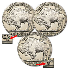 complete mint set of uncirculated buffalo nickels BNM b Coins