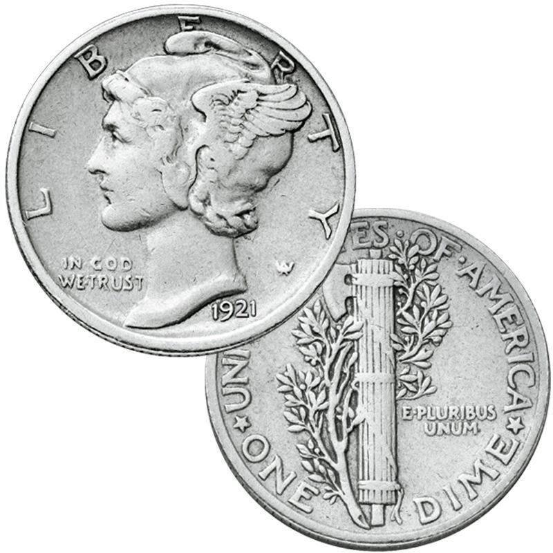 Silver Mercury Dimes