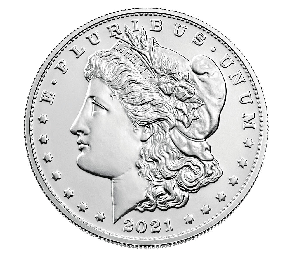 cc mint morgan silver dollar anniversary coin C1M b Coin