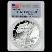 2015 first strike burnished american eagle silver E15 a Main