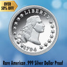1794 Flowing Hair Silver Dollar Proof - Introductory Discount, , video-thumb