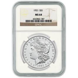 choice uncirculated first and last year morgan silver MFC d Slab