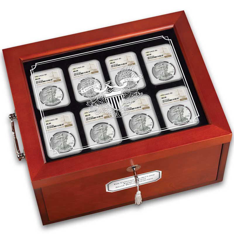 The Certified Uncirculated American Eagle Silver Dollar Collection S69 5