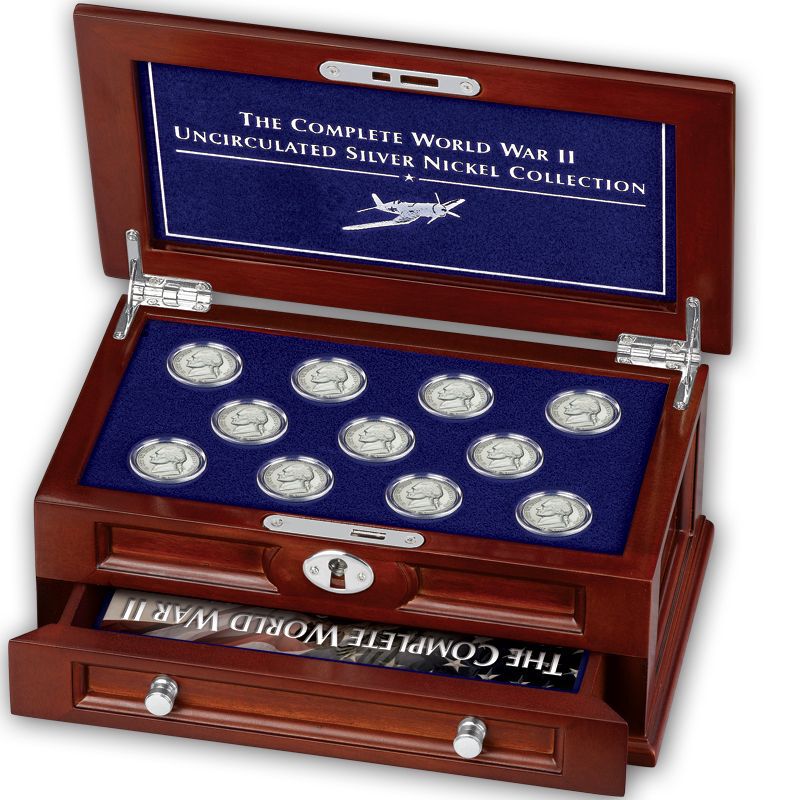 The Complete World War II Uncirculated Silver Nickel Collection NWS 3