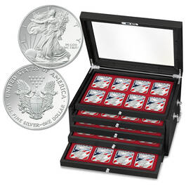stars and stripes collection of american eagle silver EFC a Main