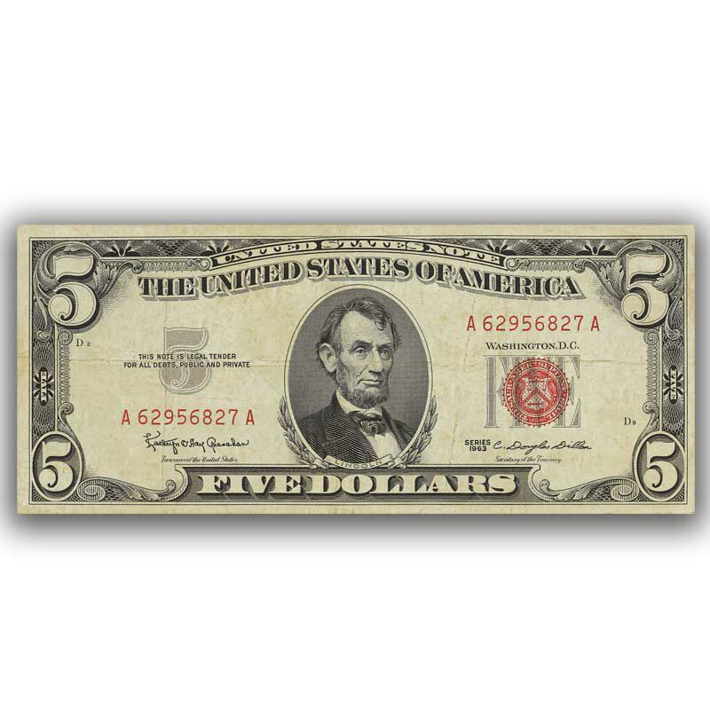 The Complete Set of Small-Size Five-Dollar Bills