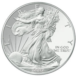 2007 american eagle silver dollar EG6 a Main