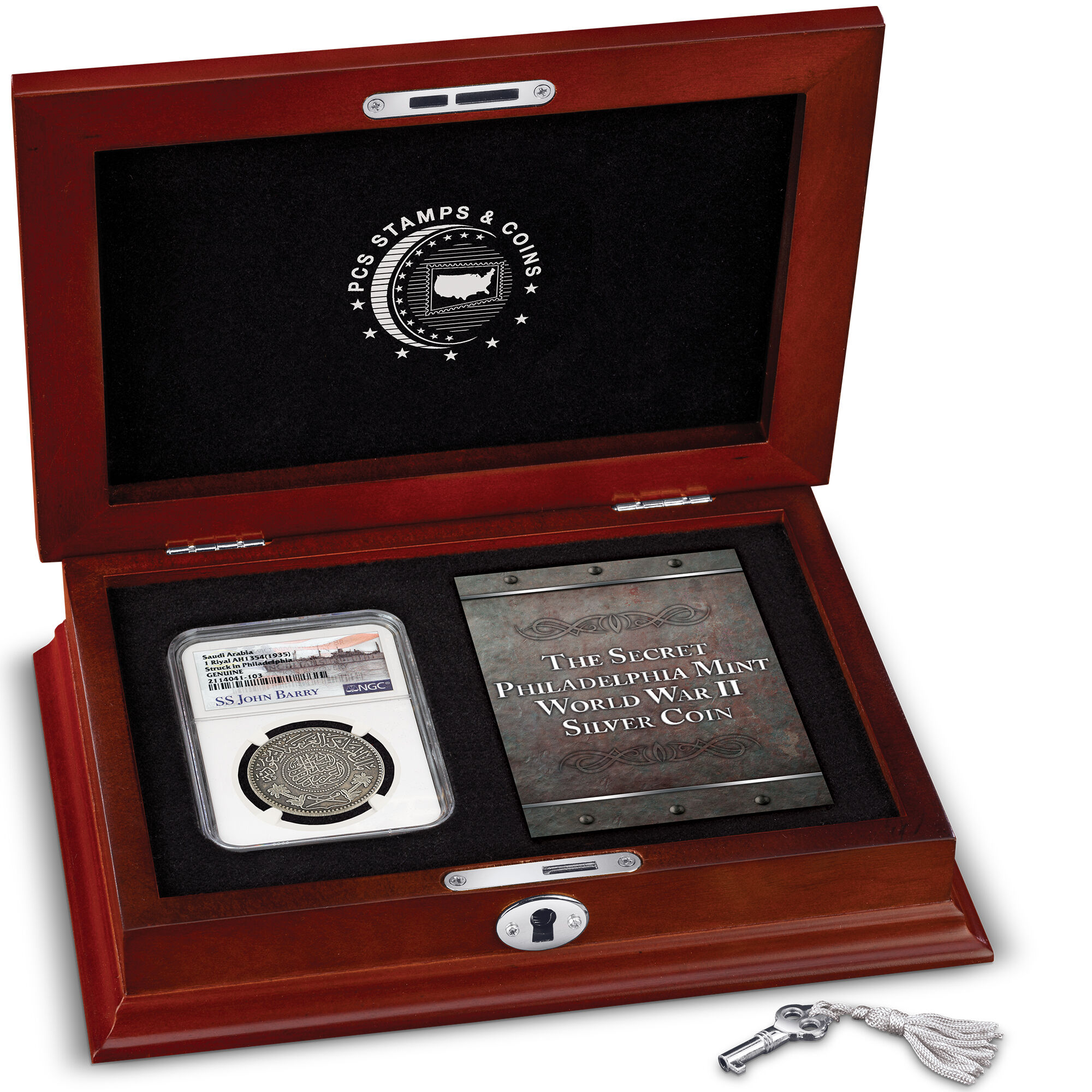 secret philadelphia mint world war ii silvercoin SJB g Disp