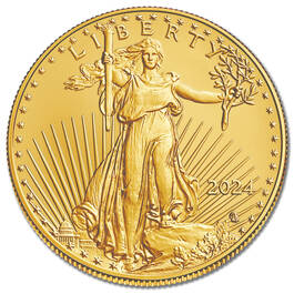 2024 early issue uncirculated american eagle gold coin GE4 d Coin