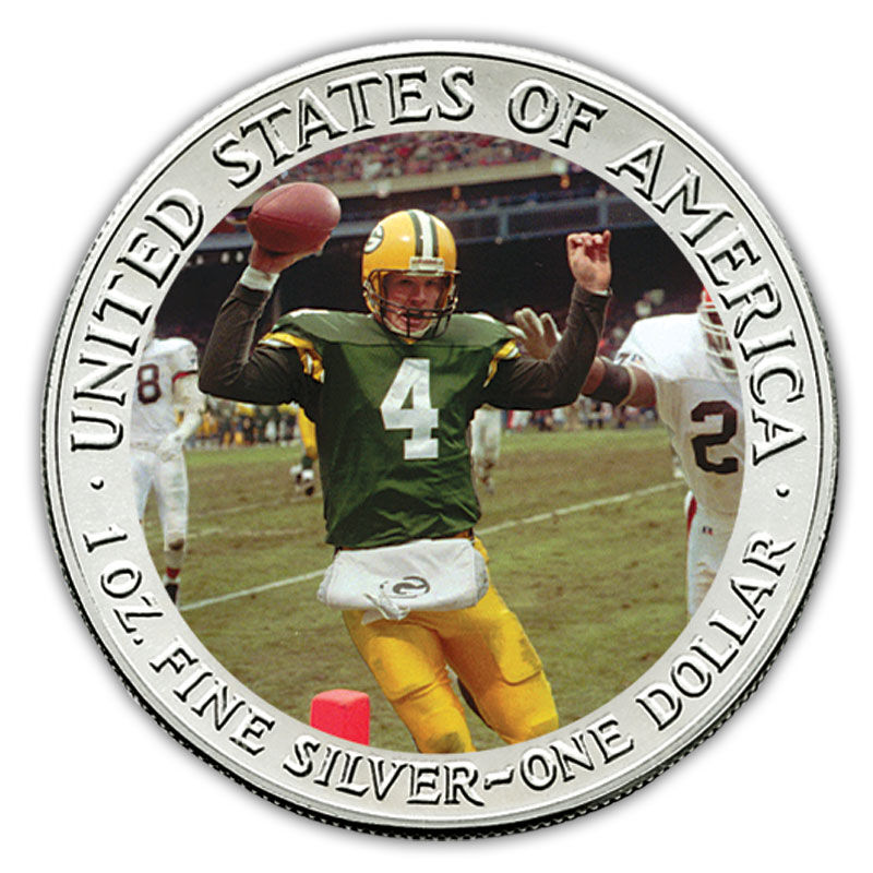 The Brett Favre Milestones Commemorative Coin Collection BF4 6