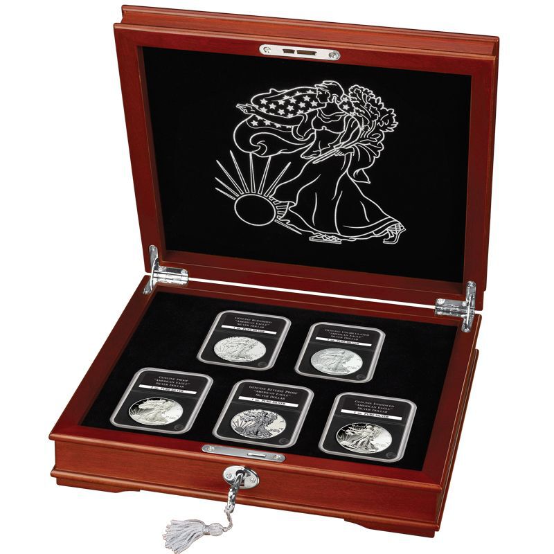 The Complete Set of American Eagle Silver Dollars SET 3