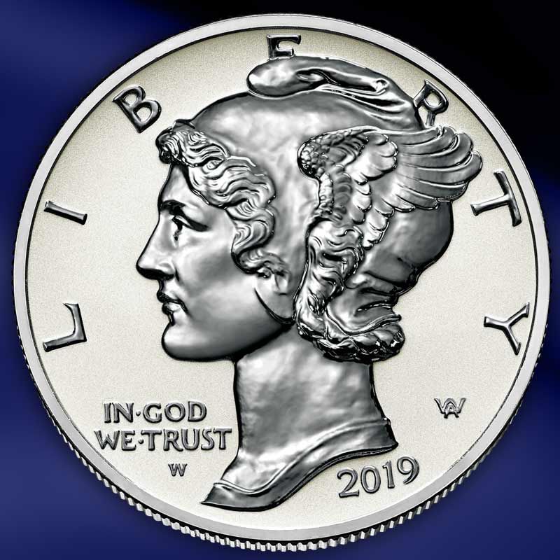 americas first reverse proof palladium coin L19 a Main
