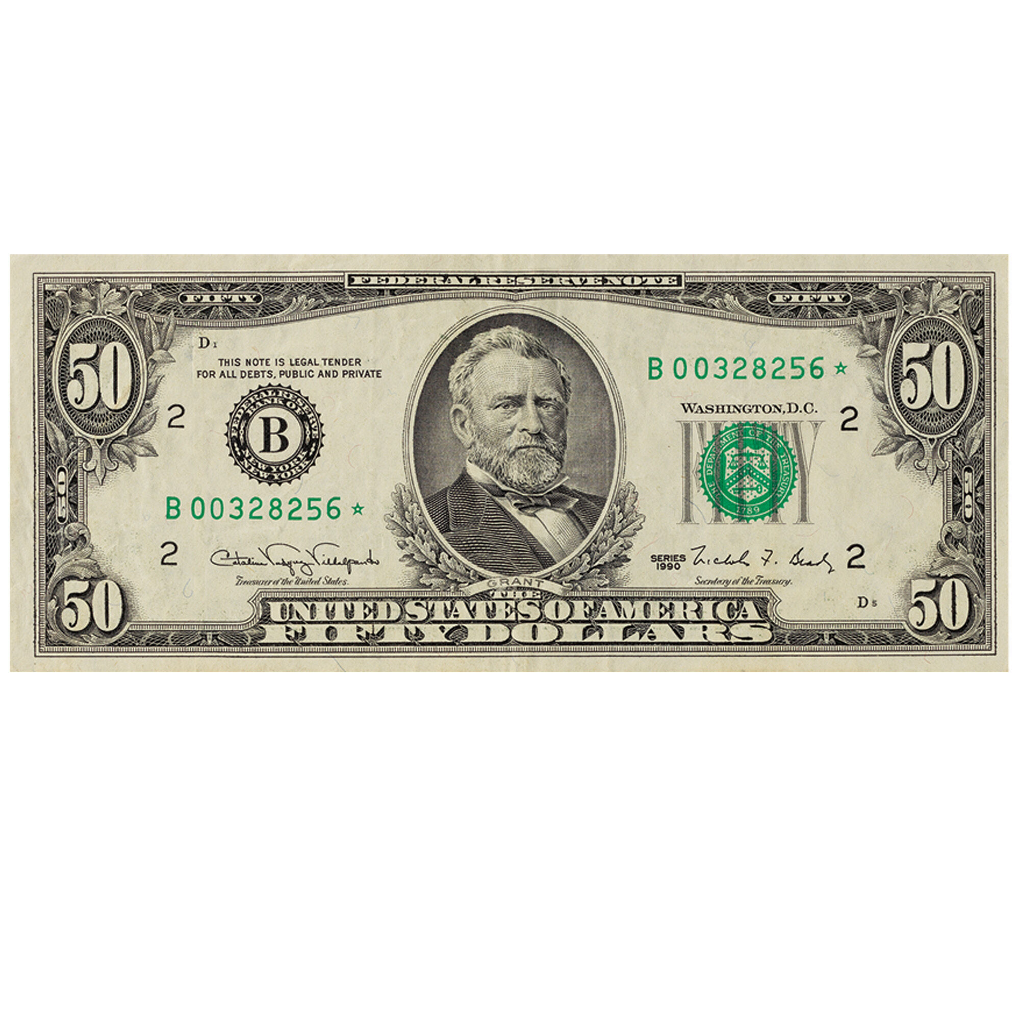 50 dollar federal reserve star note SFH d Note