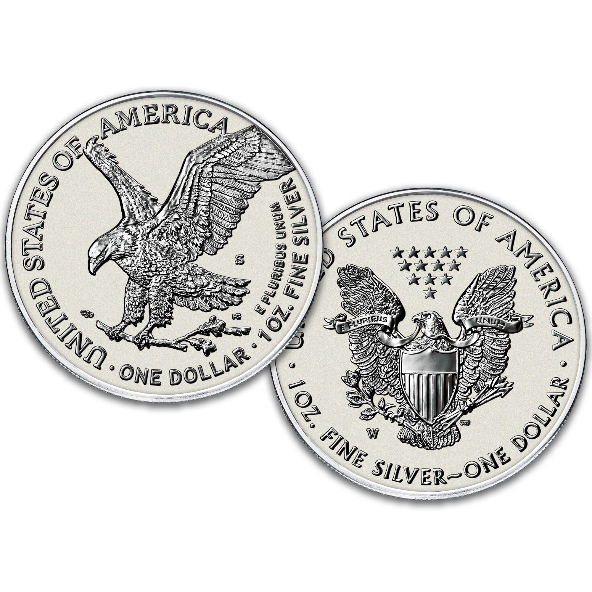 american eagle silver dollar 2021 reverse proof set RPE h Coin