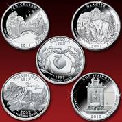 complete collection of silver proof state quarters ABB a Main