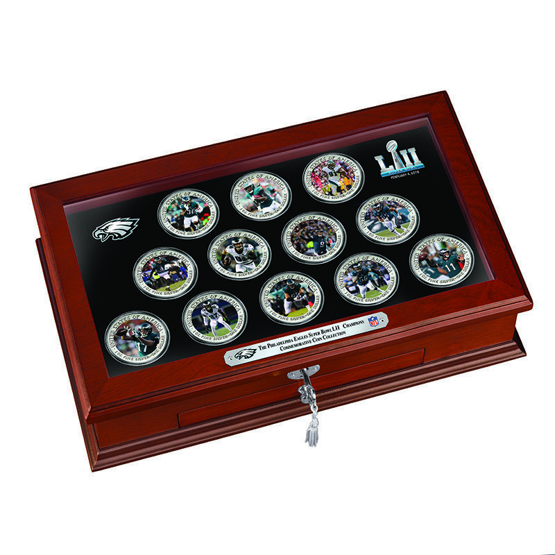 The Philadelphia Eagles Super Bowl LII Champions Commemorative Coin Collection S18 7