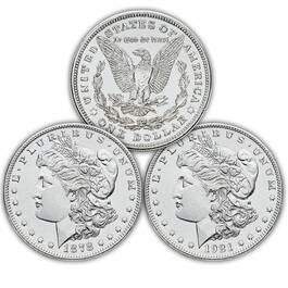 choice uncirculated first and last year morgan silver MFC a Main