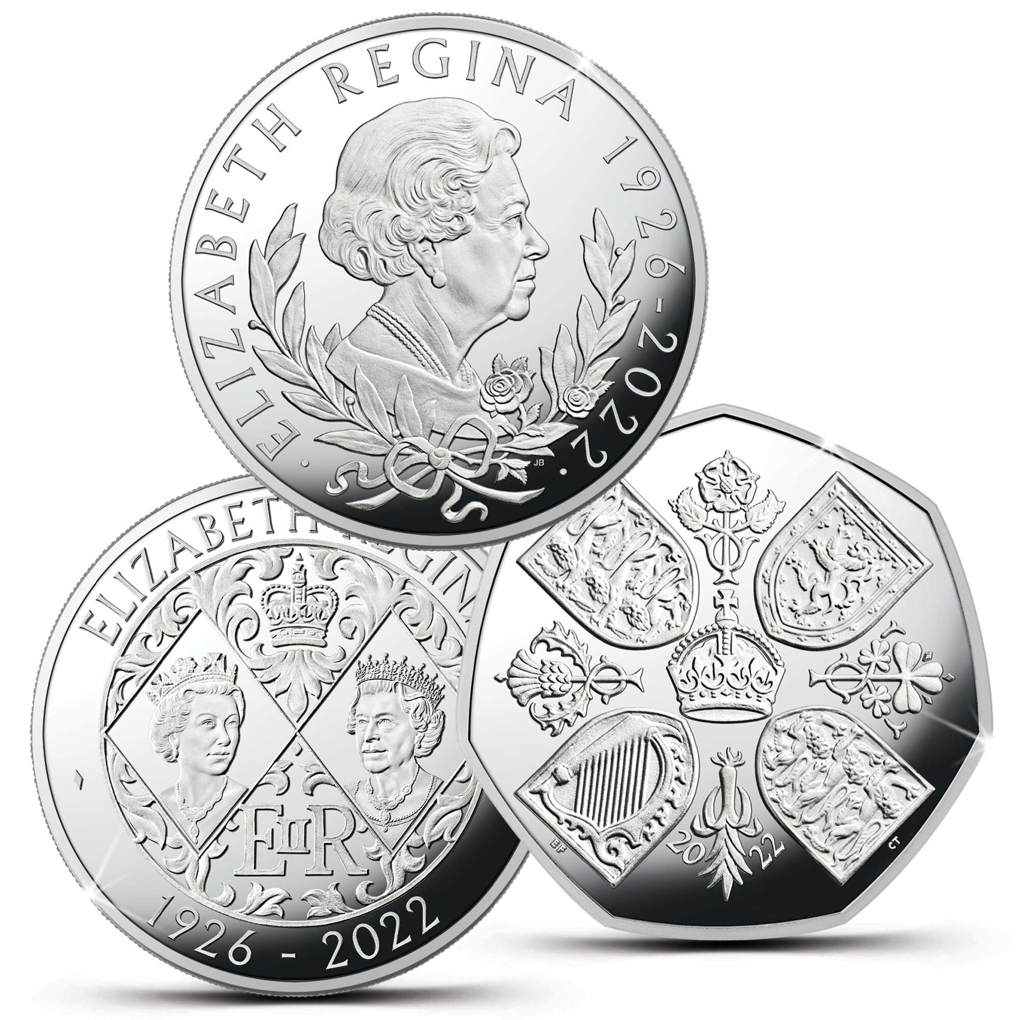 queen elizabeth ii silver proof memorial coins QMC c Coins