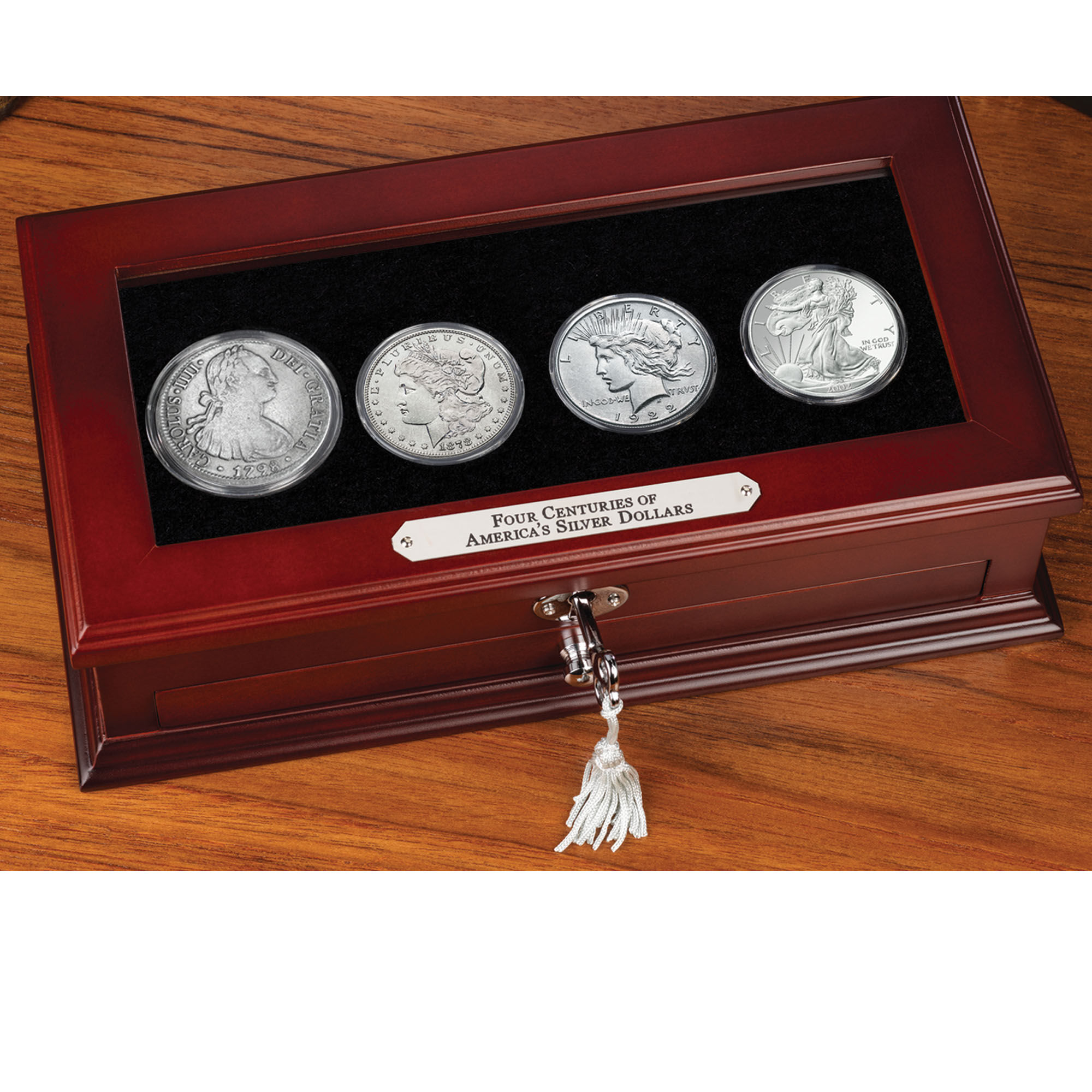 four centuries of americas silver dollars SS4 c Chest