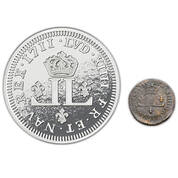 french musketeer five ounce silver coin set CND a Main