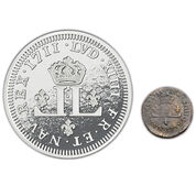 french musketeer five ounce silver coin set CND a Main