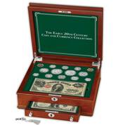early 20th century coin and currency collection TWE b Chest