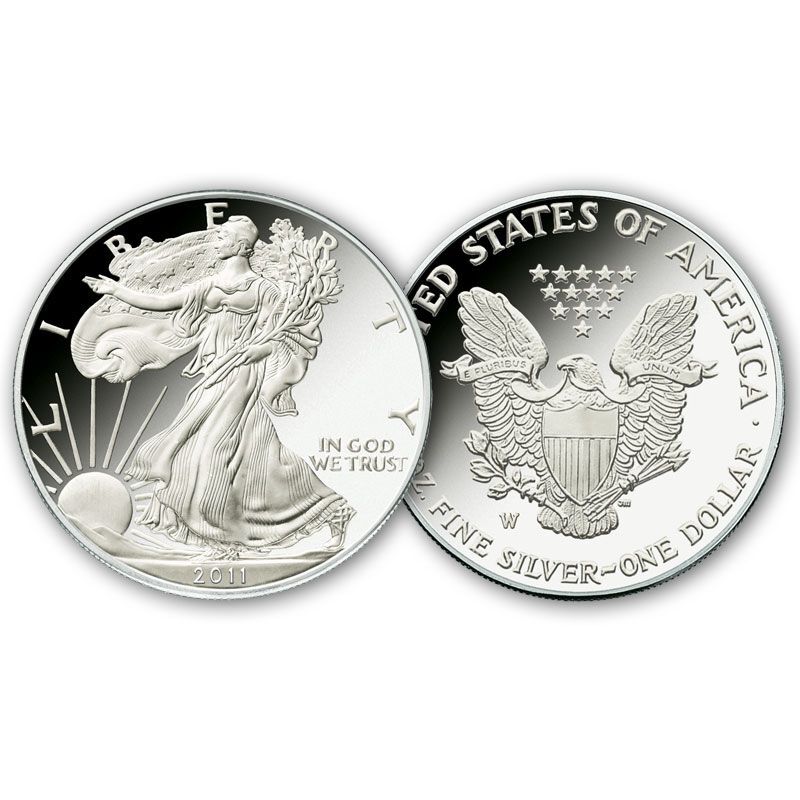 The American Eagle Silver Dollar 25th Anniversary Set S25 4