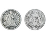us silver dimes DMH b Coin
