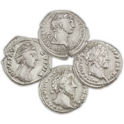 silver denarius coins of ancient rome ARS a Main