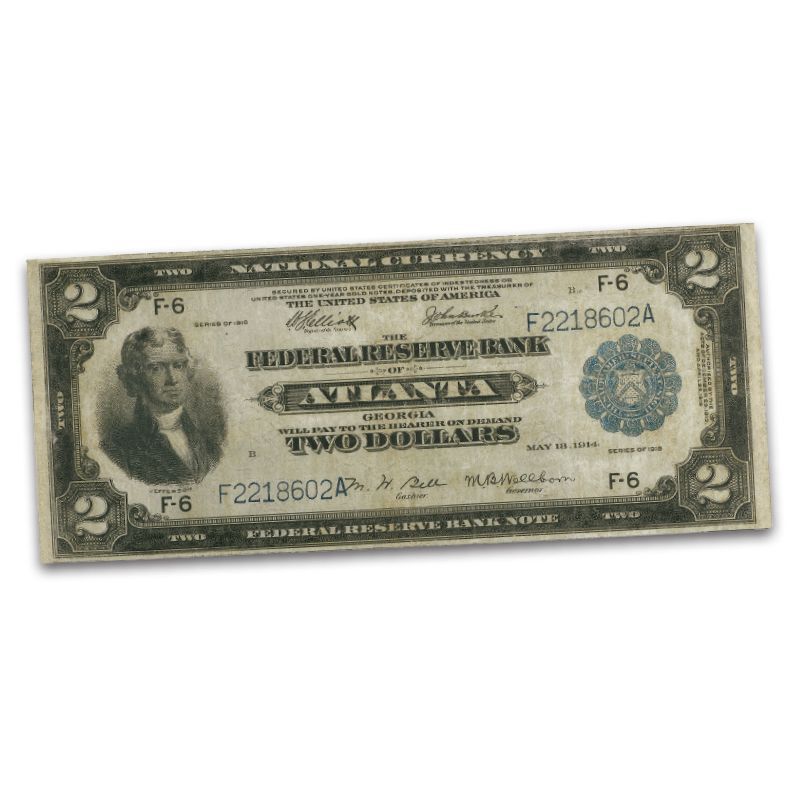 The Famous Two Dollar Battleship Note TFB 2