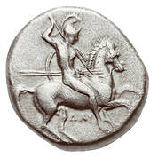 Ancient Greek Silver Taras Coin AST 2