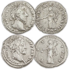 silver denarius coins of ancient rome ARS d Coins