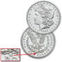 Officially Sealed Carson City Mint Morgan Silver Dollars MCG 2