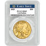 The 2025 Early Issue Uncirculated American Buffalo Gold Coin, 2025 early issue uncirculated american buffalo gold GB5 b Slab