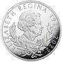 queen elizabeth ii five ounce silver proof memorial QE5 c Coin