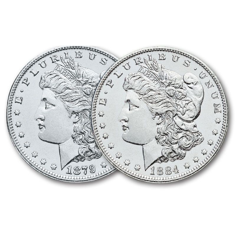 The Choice Uncirculated Morgan Silver Dollar Collection MCU 4