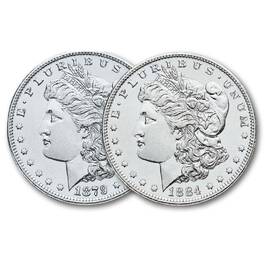The Choice Uncirculated Morgan Silver Dollar Collection MCU 4