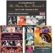 official international tributes to queen elizabeth QIS b Stamps