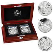 liberty and britannia early issue silver proof set JBL a Main