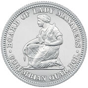 americas first commemorative silver quarter ISQ b Coin