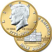 The Platinum and Gold Highlighted Kennedy Half Dollar Collection KPG 1