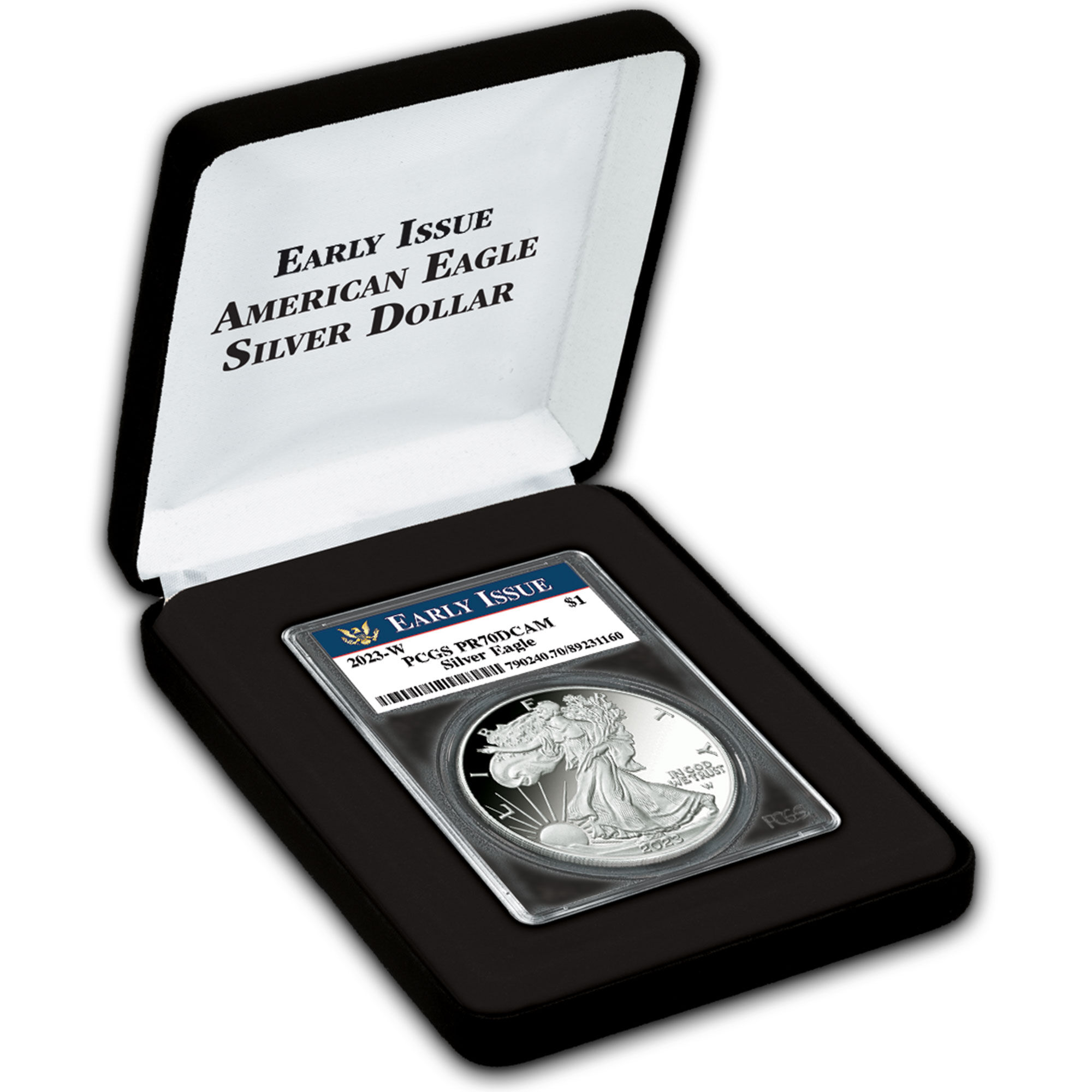 2023 proof american eagle silver dollar E23 g Disp