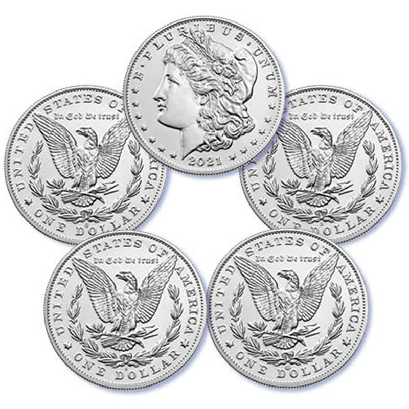 morgan silver dollar 100th anniversary mint set CMM a Main