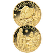 mayflower 400th anniversary gold coin collection GMF b Coin