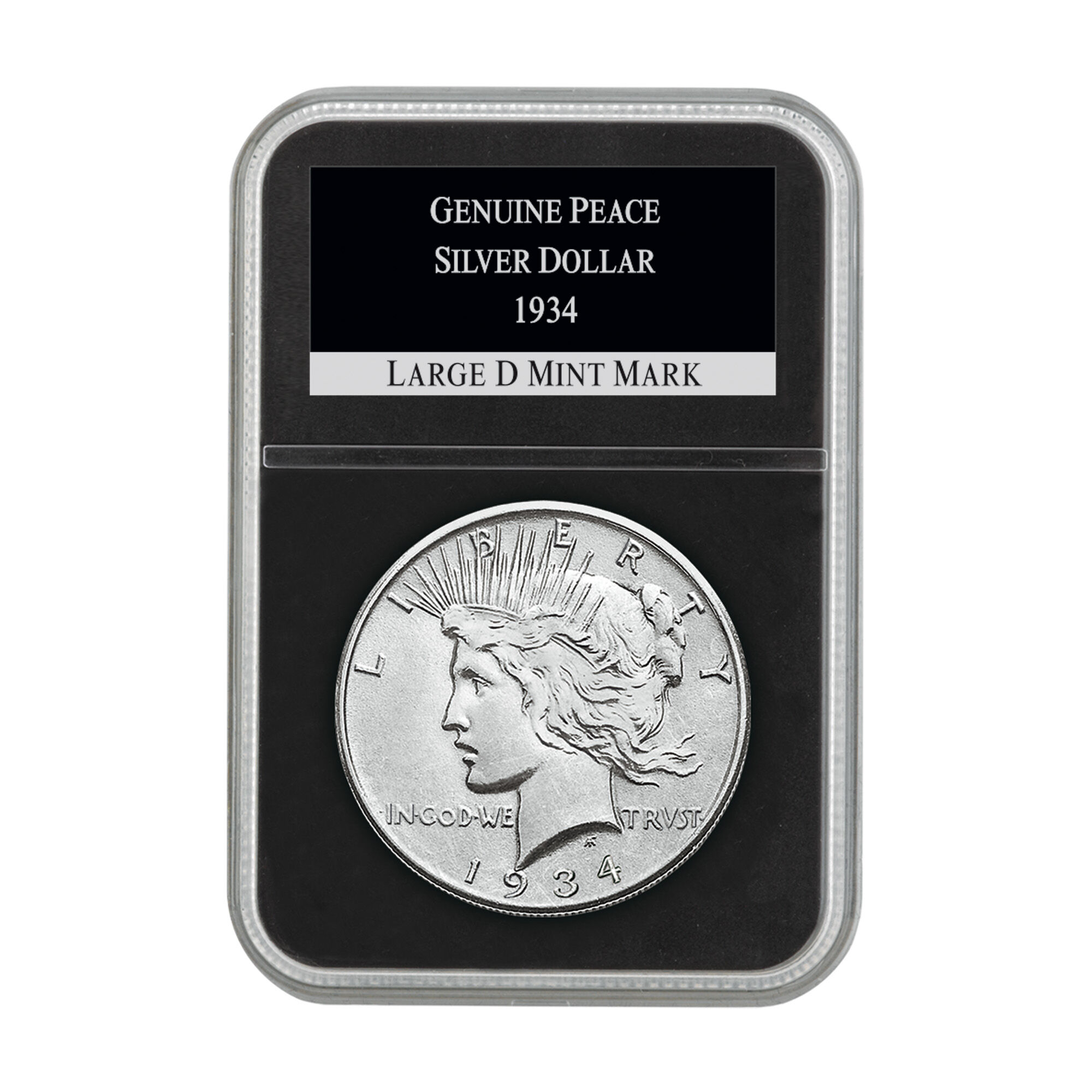 denver mint peace silver dollar mint mark variety set PDV c Case