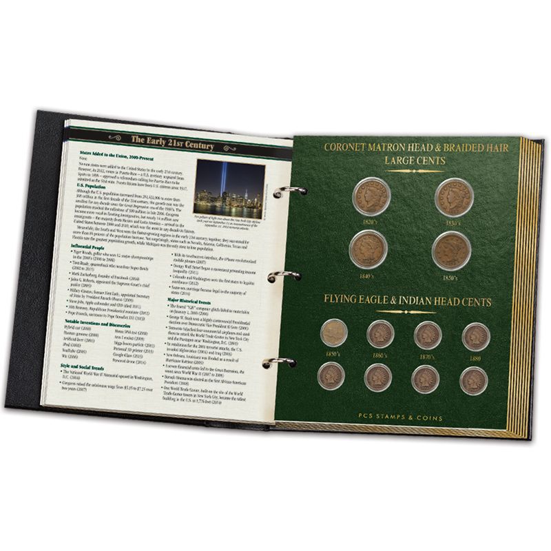 Two Centuries of US One Cent Coins TCP 4
