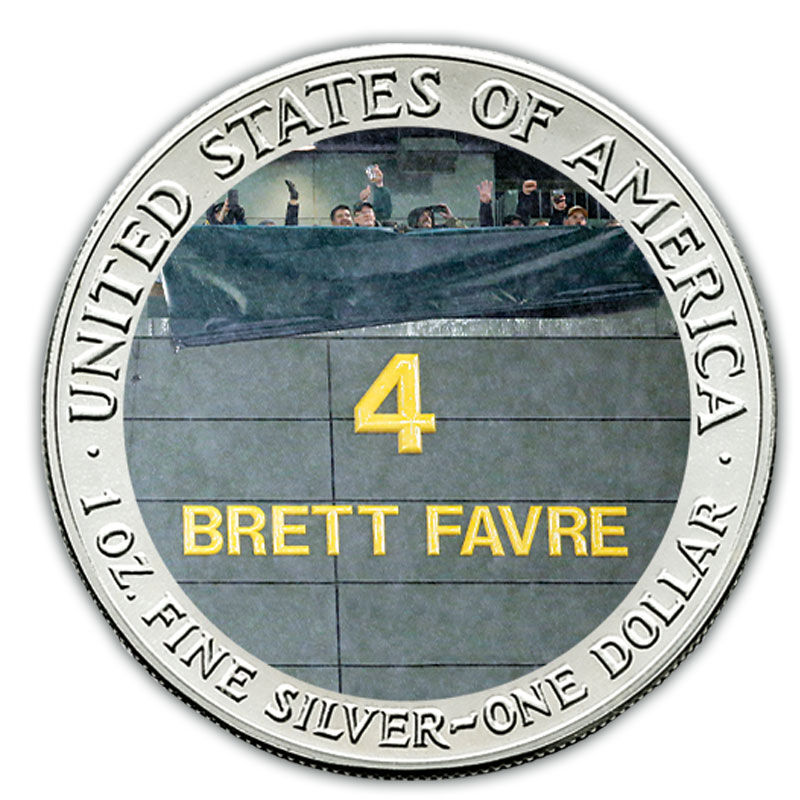 The Brett Favre Milestones Commemorative Coin Collection BF4 9