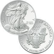 2018 uncirculated american eagle silver U18 b Coin